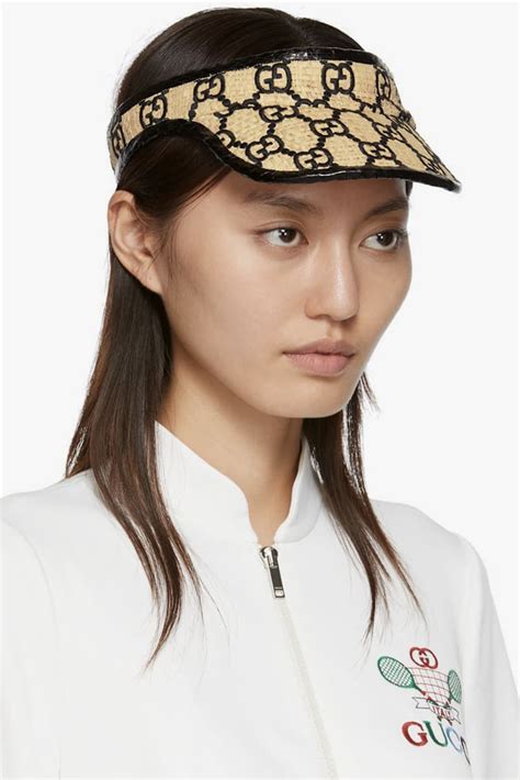 gucci shelly visor brown monogram|What's New .